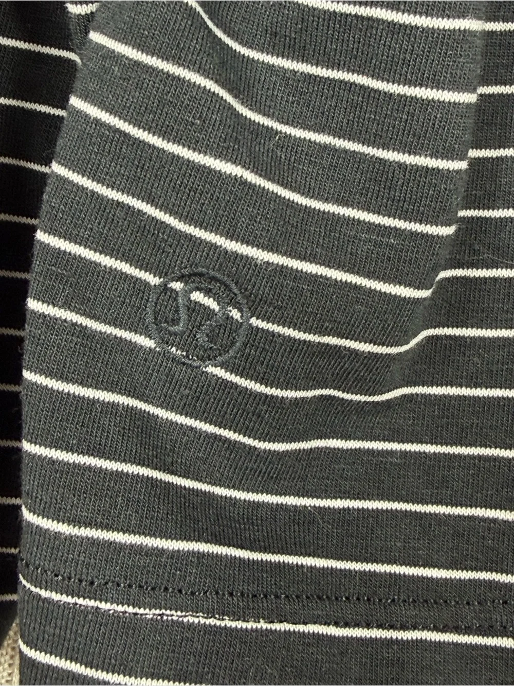 Lululemon Classic-Fit Cotton-Blend Long-Sleeve Striped Shirt Size Medium